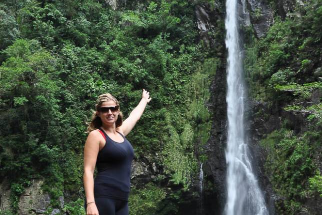 O belíssimo visual da trilha do Rio do Boi, dentro do canyon Itaimbezinho, em Praia Grande, em Santa Catarina